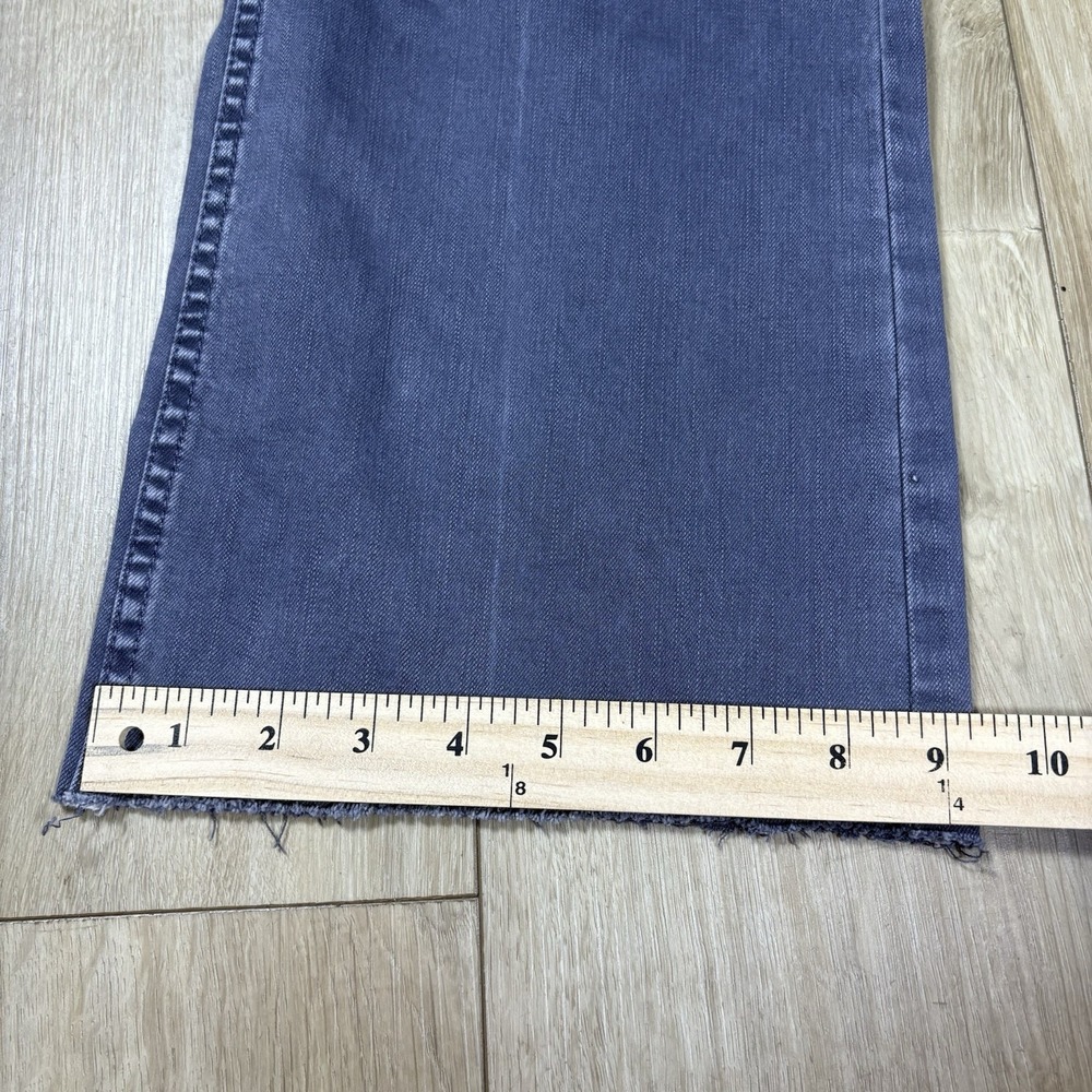 Soft Surroundings Jeans Womens Large L Gray The Ultimate Denim Pull On Bootleg - Picture 3 of 8